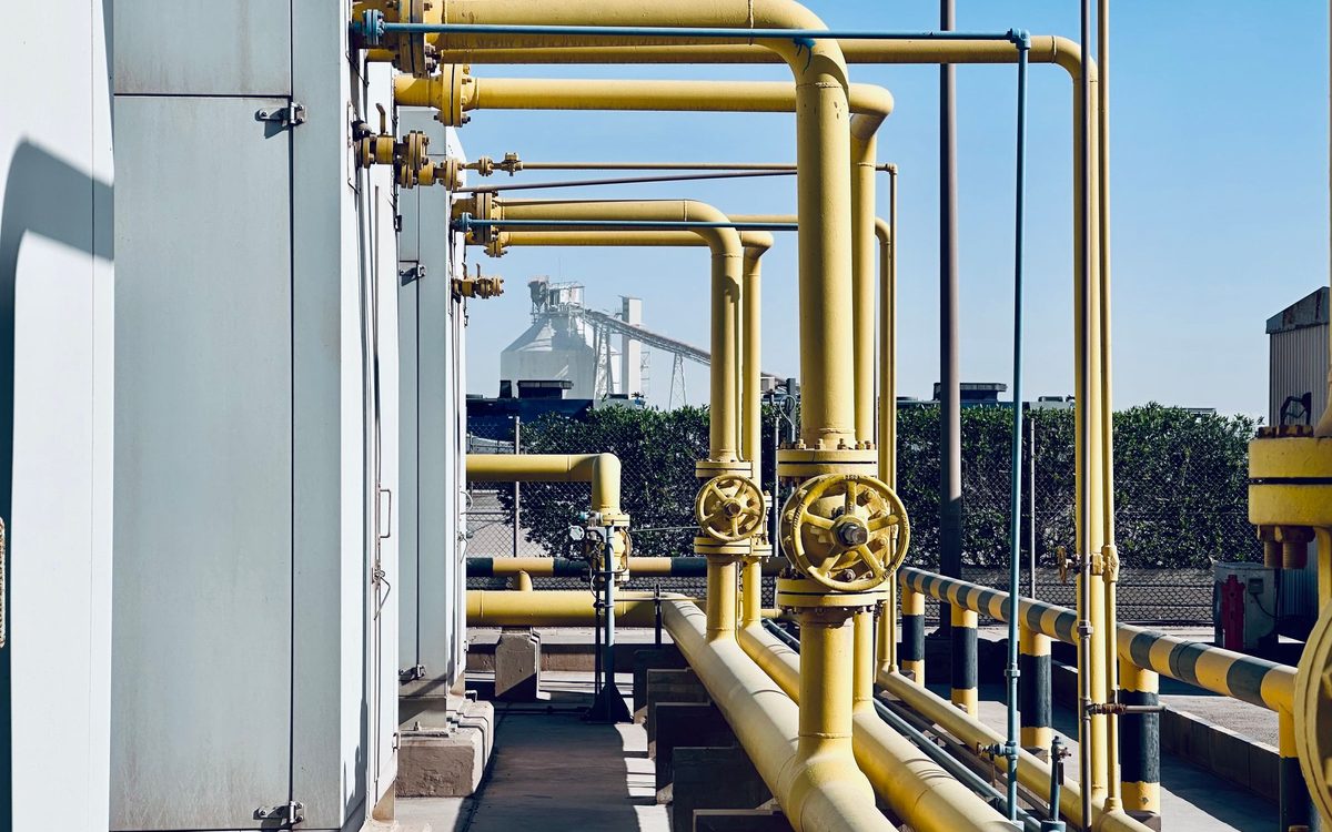 Process and steam piping
