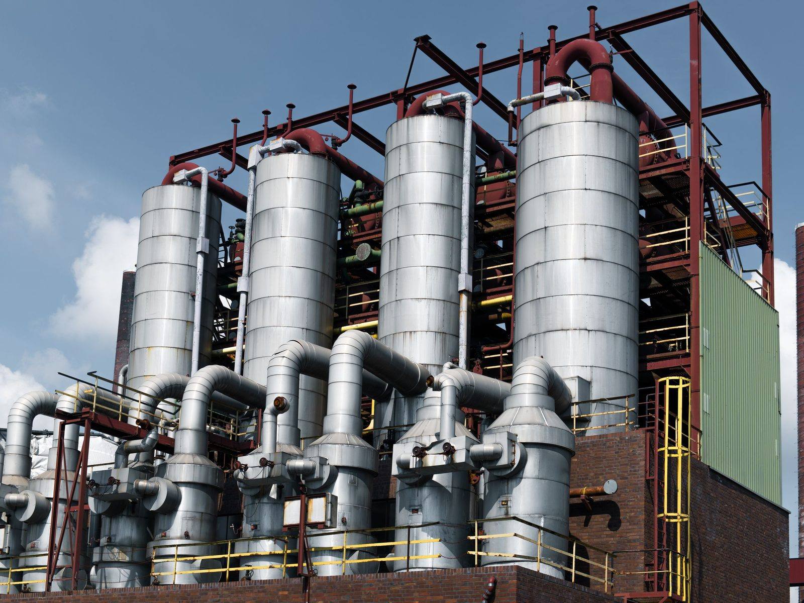 Evaporator plant structure and piping, Johor